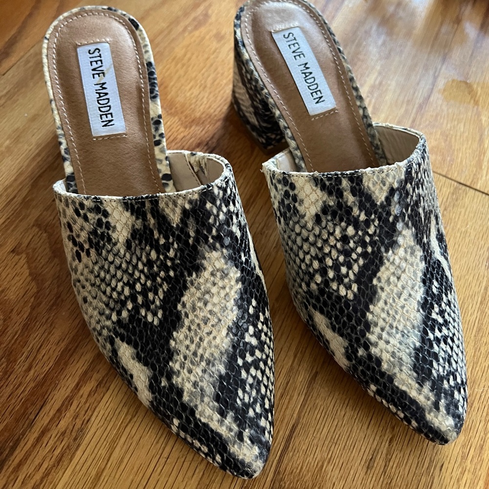 Steve Madden Snakeskin Mule - image 1